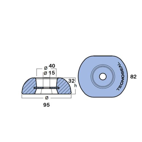 Tecnoseal Bladanode zink 1 kg