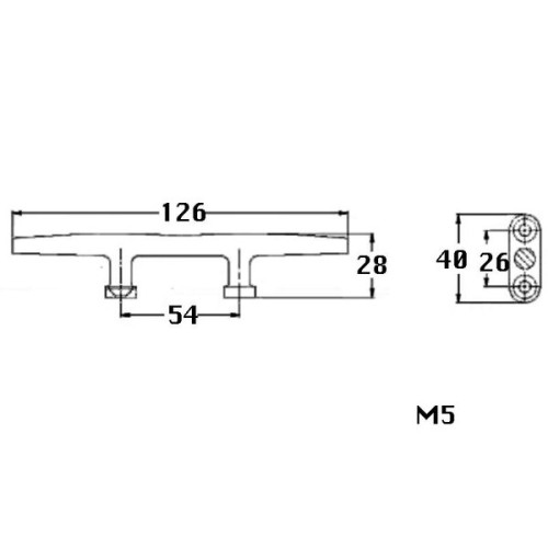 Kmarine Kikker RVS A4 4 gats125 mm