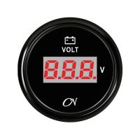 CN Voltmeter digitaal LED zwart 57mm