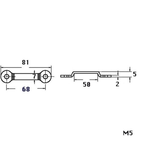 Seasure Bandbeugel RVS 50 mm