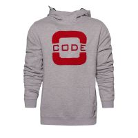 Code Zero Men Crew Hoody silver heather 2XL