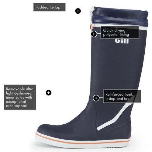 Gill Tall Yachting Boots Dark Blue 43 KOK watersport
