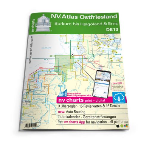 kaart ostfriesland duitsland NV Charts Atlas Duitsland DE 13 Ostfriesland   KOK watersport